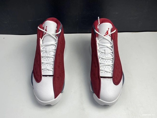 Chep Onekick Red Gym Flint Grey Jordan 414571- 4179 13 Retro Compact 1013